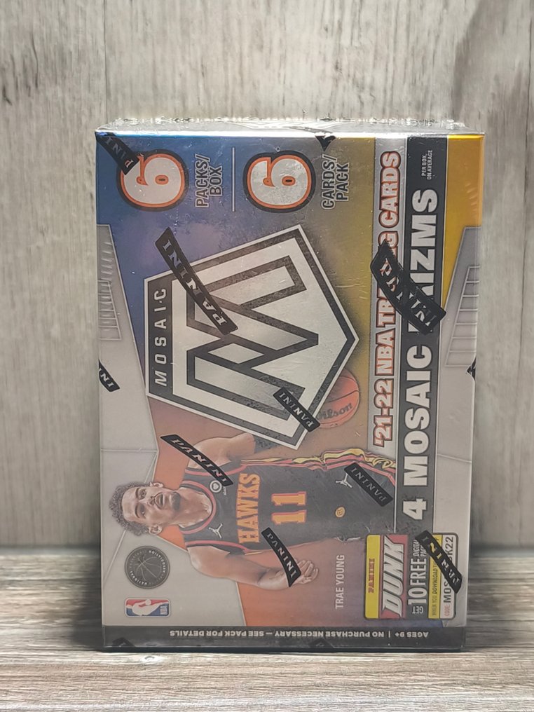 2021/22 Panini Panini Mosaic Basketball 6-Pack Blaster Trae Young Με την αρχική συσκευασία Box - Mint (M) #4.3