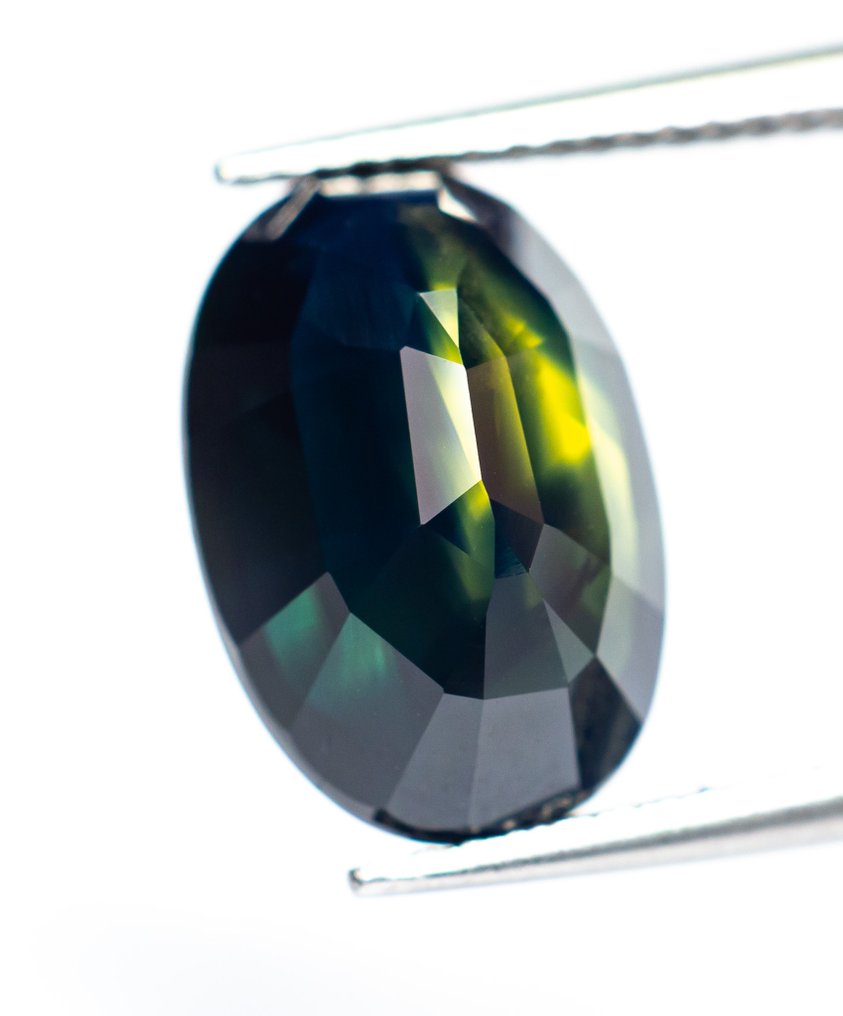 Fără preț de rezervă Safir  - 7.33 ct - Bellerophon Gemlab - Multicolor #3.2