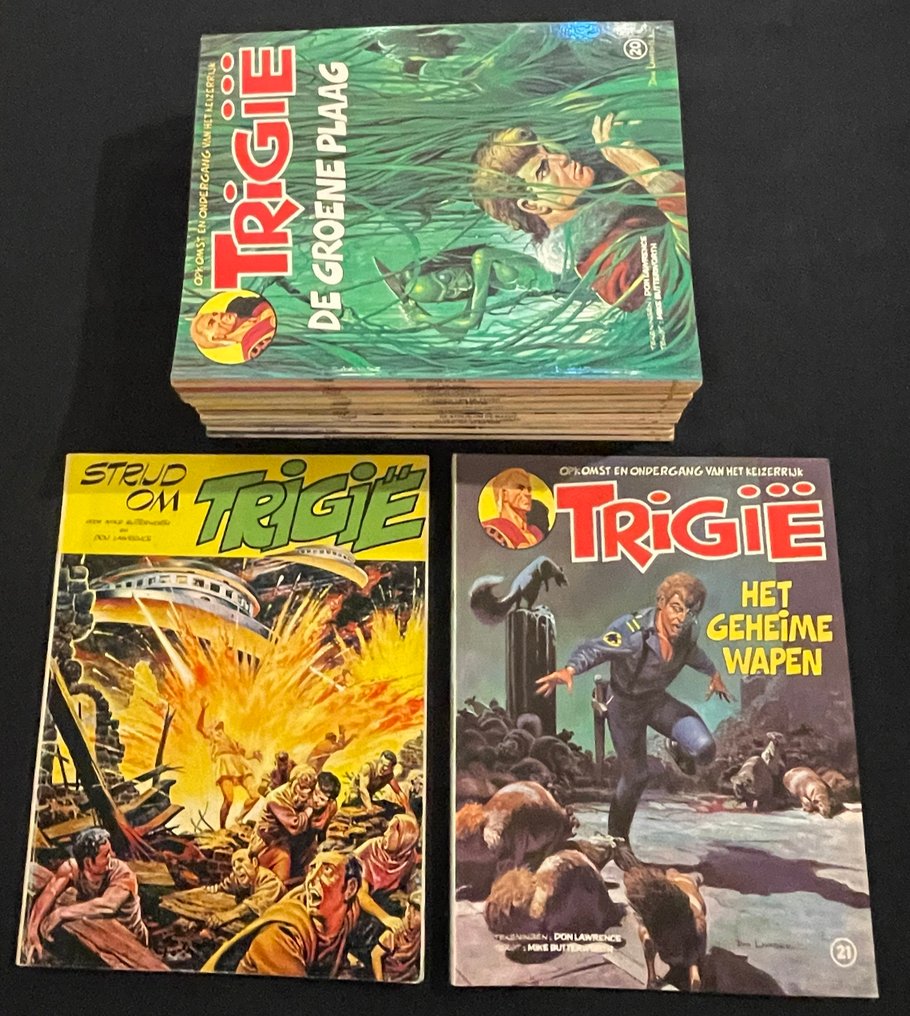 Trigië 1 t/m 21 - opeenvolgende reeks SC - 21 Album - Various editions - 1977/1981 #1.0