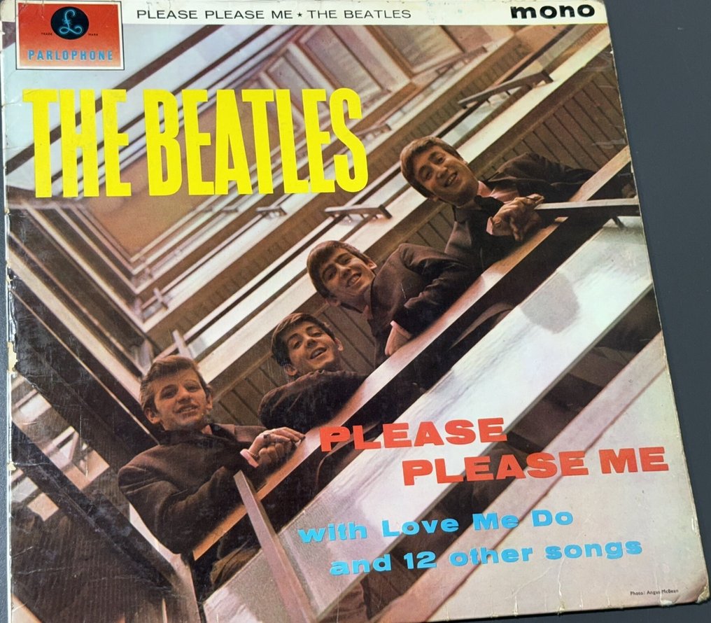披頭四 - Please Please Me (UK mono 5th pressing) - 單張黑膠唱片 - 1963 #1.0