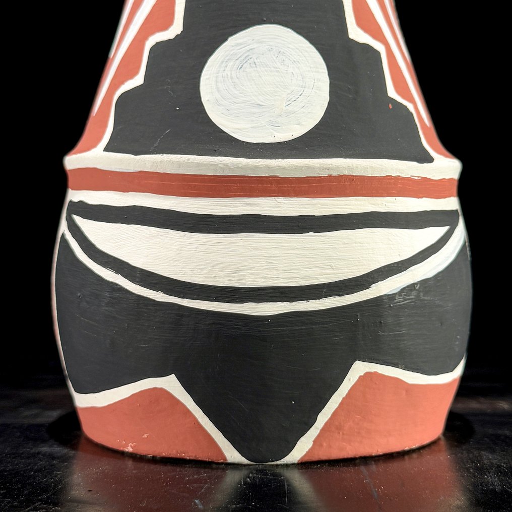 裝飾飾物 - NO RESERVE PRICE - Wonderful Decorative Colorful Terracotta Pot - 印度尼西亞 #3.2