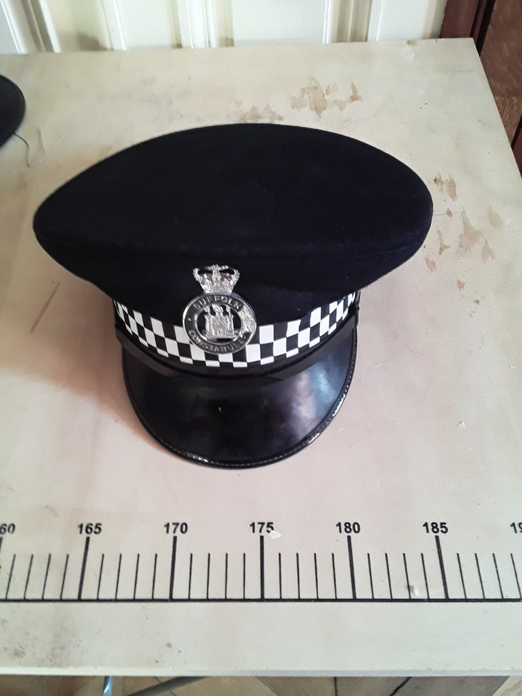 Ηνωμένο Βασίλειο - Στρατιωτικό κράνος - Καπέλο αστυνομικού 'Bobby', Suffolk Constabulary #1.0