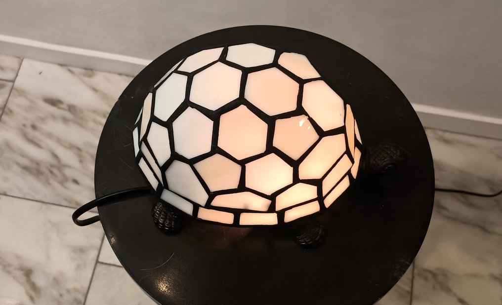 Lamp - turtle - glass metal - Tiffany style turtle #2.1