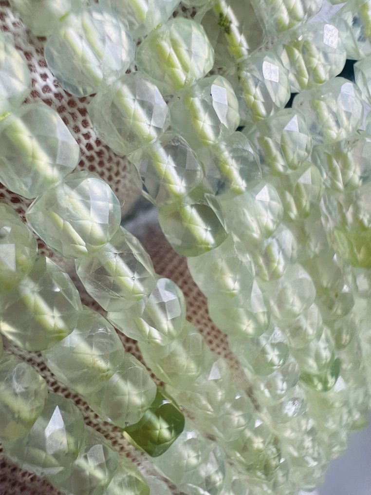 无底价爱、更新、和谐与力量套装 粉色蛋白石、普鲁尼石、玫瑰石英和红宝石手链（5毫米）- 30 g - (4) #3.2