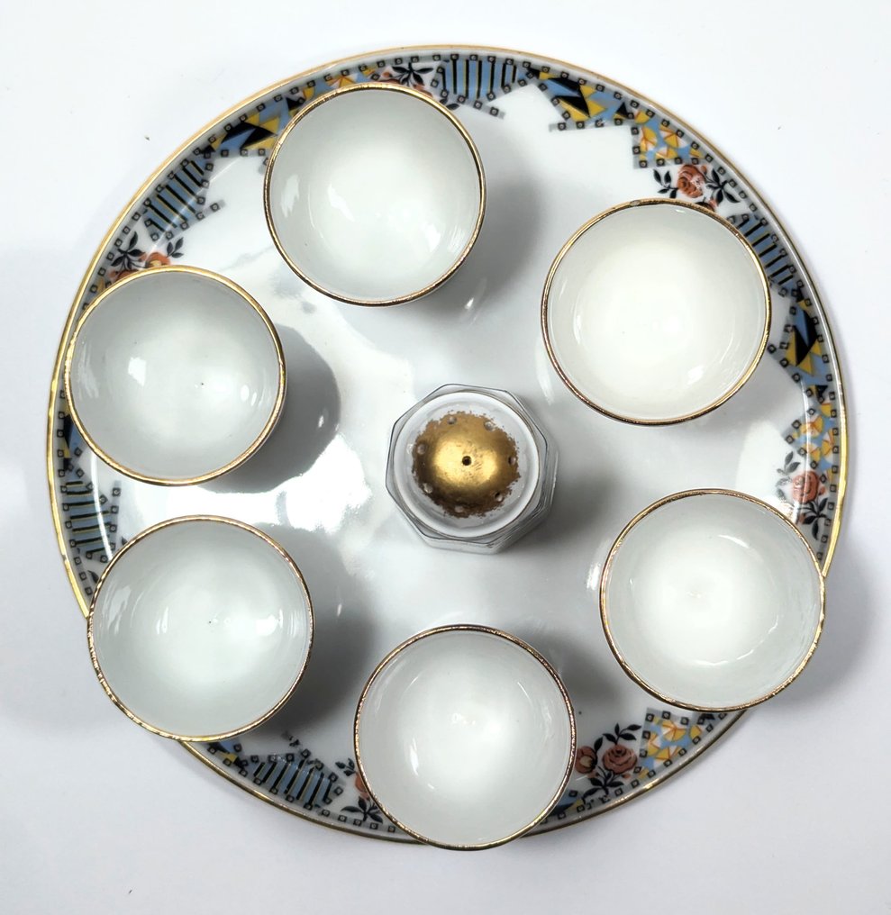 C&P Limoges - 早餐餐具組 (8) - 珐琅陶瓷丽莫热 #3.2