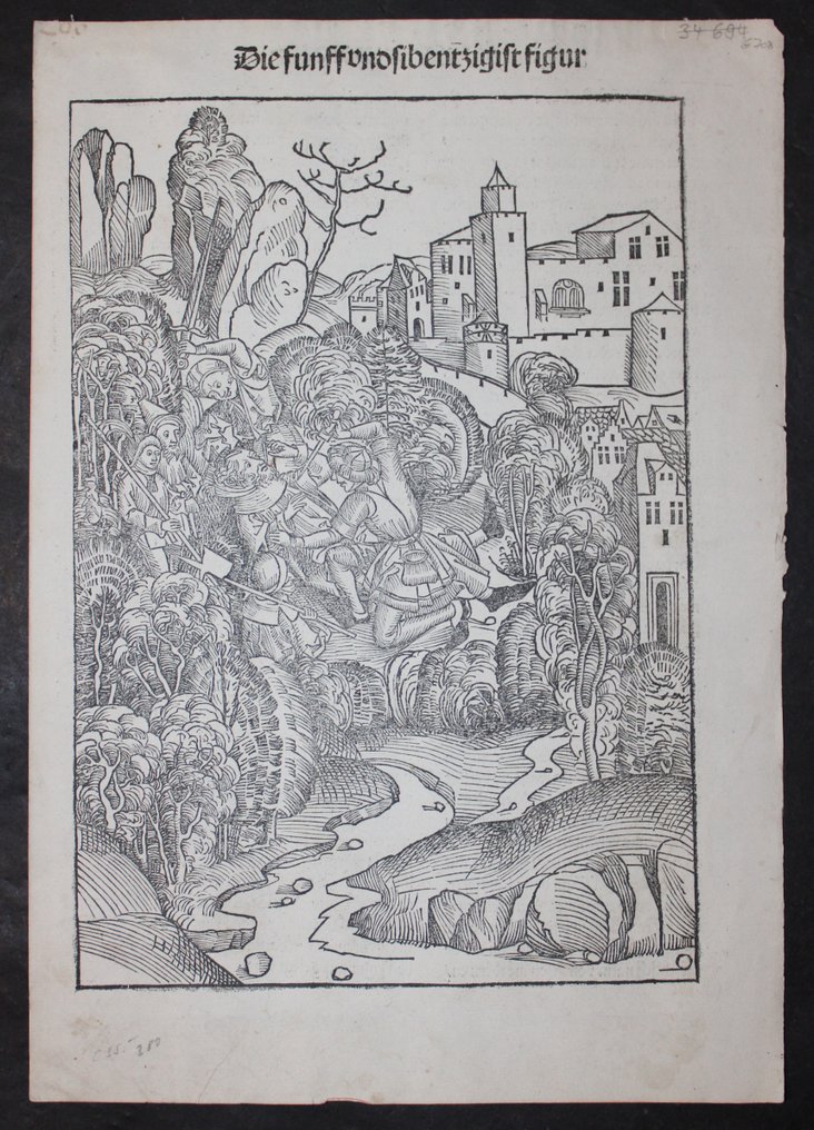 INKUNABEL-BLATT, Stephan Fridolin, Schatzbehalter, 1 Holzschnitte - 1491 #1.0