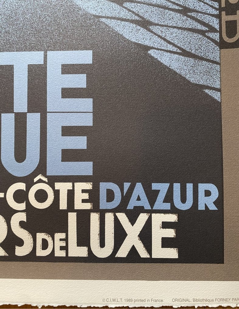 A.M. Cassandre - CIWLT - La Route Bleue- Reprint #4.3