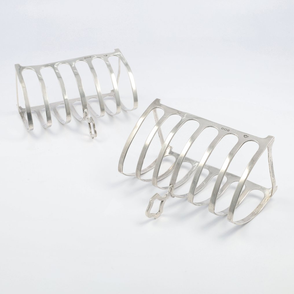 Adie Brothers - Birmingham 1936 - Toastrek - Rastrelliera (2) - .925 argento #4.3