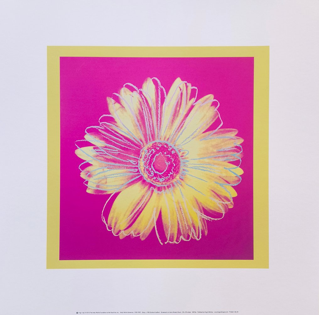 Andy Warhol (1928-1987) (after) - "Daisy, c.1982" · Set of 4 variants #1.0