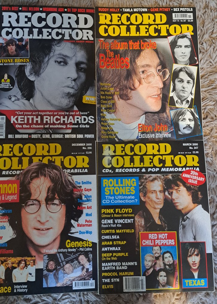 Various Artists/Bands in Rock - Magazine, 12 issues of Record Collector Magazine (1987–2012) - 1987 #2.1