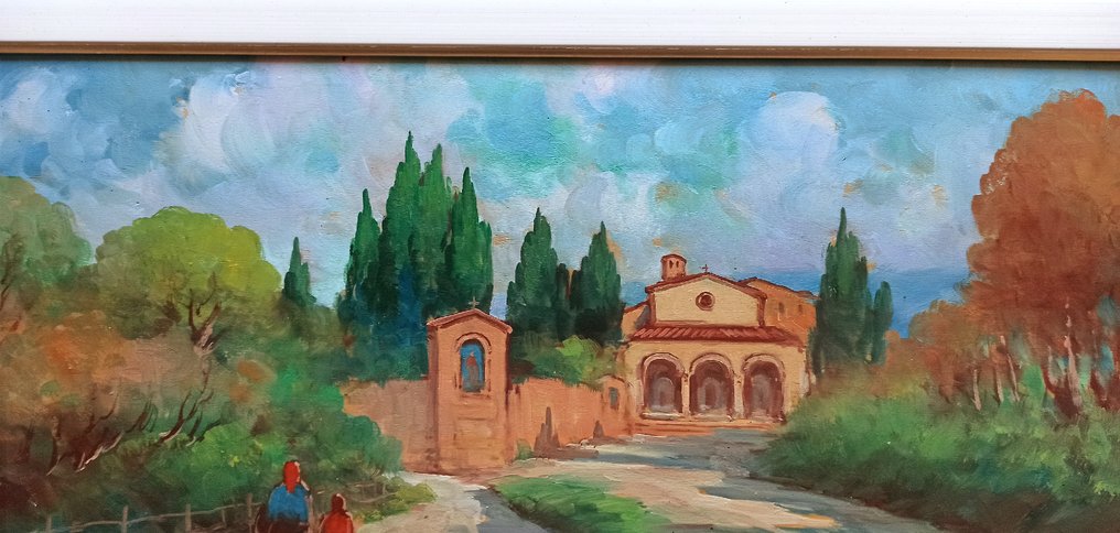 Raffaele Del Rosso (1859-1927) - Convento dei Cappuccini - Vecchia Toscana #2.1