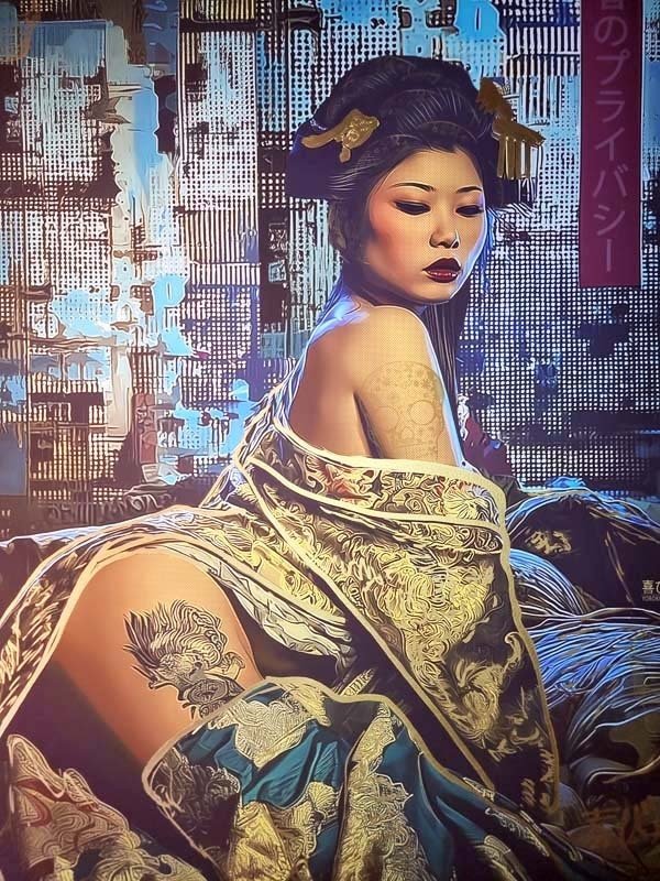 Yorokobi (XX-XXI) - GEISHA PRIVACY 2 (XL Gold embellished edition) #1.0