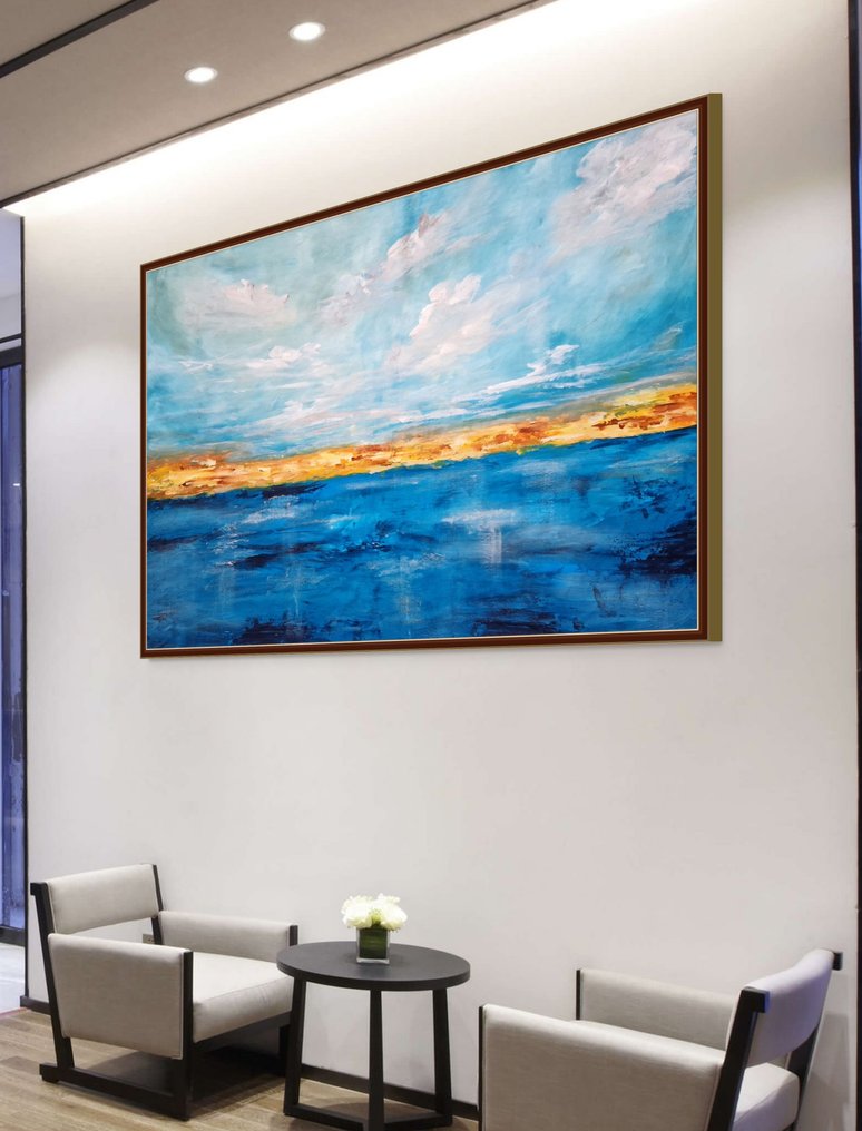 Irina Morisch - Where the ocean meets gold Nr.9   -  XXL- #2.1