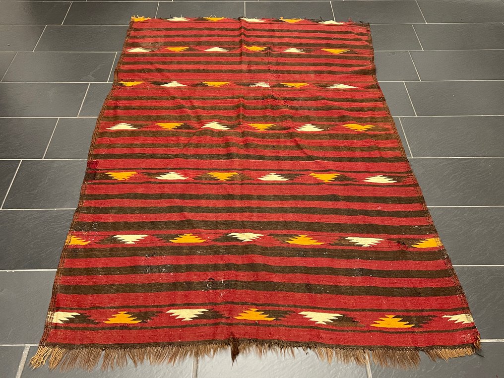 古老的哈萨克地毯 - 花毯 - 220 cm - 160 cm #3.2