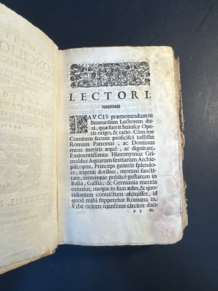 Ioanne Cabassutio - Notitia Conciliorum Sanctae Ecclesiae - 1669 #1.0