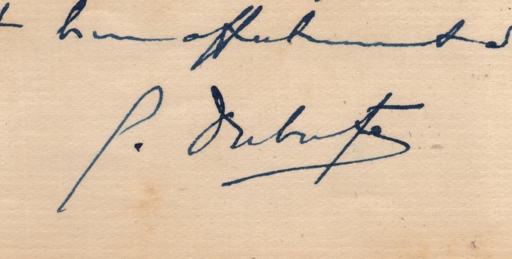 Guillaume Dubufe, peintre français - Lettre autographe signée - 1908 #3.2