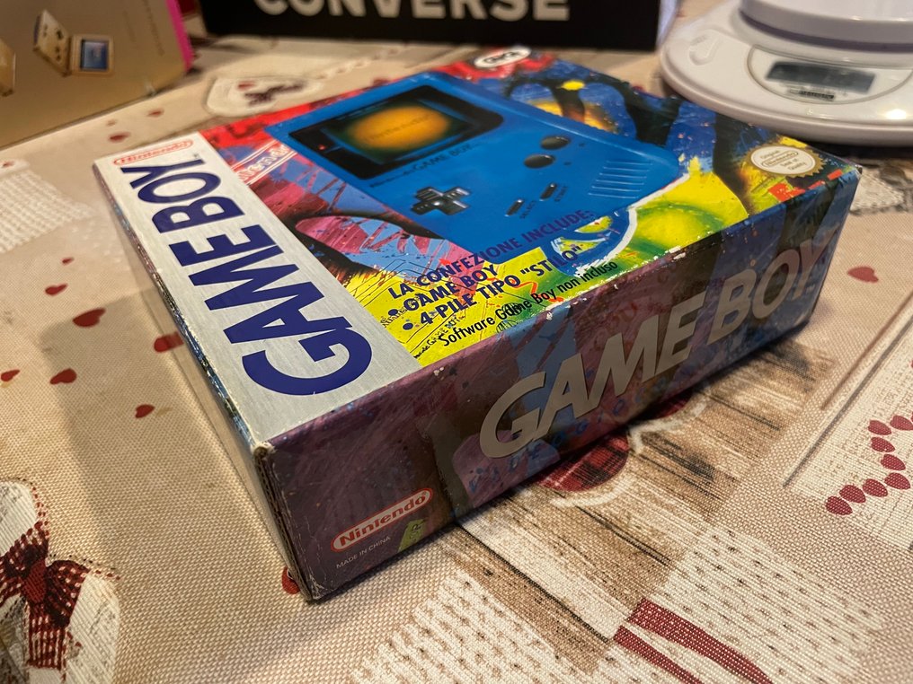 Nintendo - Gameboy Classic - Play It Loud – Blue (Ice Blue) + Zelda Link’s Awakening + Wario Blast - Video game console - In original box #4.3