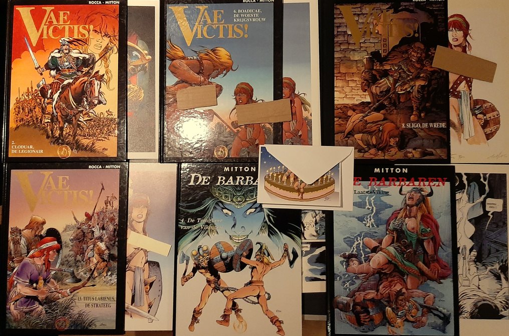 Vae Victis - 2 6 8 13/De Barbaren 4, 6 - 5 x HC en 1 x Luxe - 6 keer ex-libris + prentbriefkaart - 13 items - - 6 Album - First edition - 1998/2001 #1.0