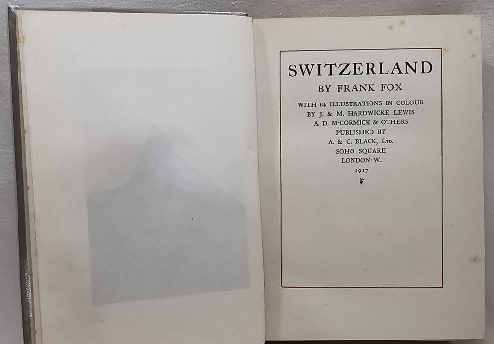 Frank Fox - Switzerland - 1917 #3.2