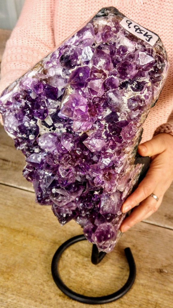 10 kg - Large Amethyst Druse - Cluster Freeform - Height: 45 cm - Width: 20 cm- 9950 g #3.2