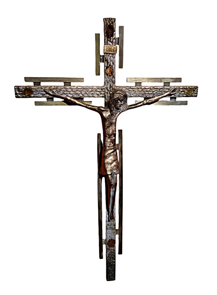 Εσταυρωμένος - Ορείχαλκος - 1940-1950 - 67 εκ. #1.0