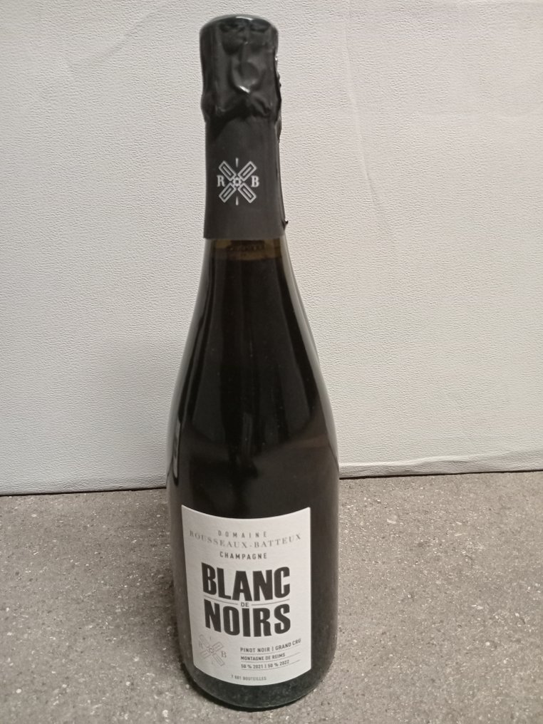 Domaine Rousseaux-Batteux, Blanc de Noirs - Champagne Blanc de Noirs, Extra Brut - 3 Bottles (0.75L) #4.3