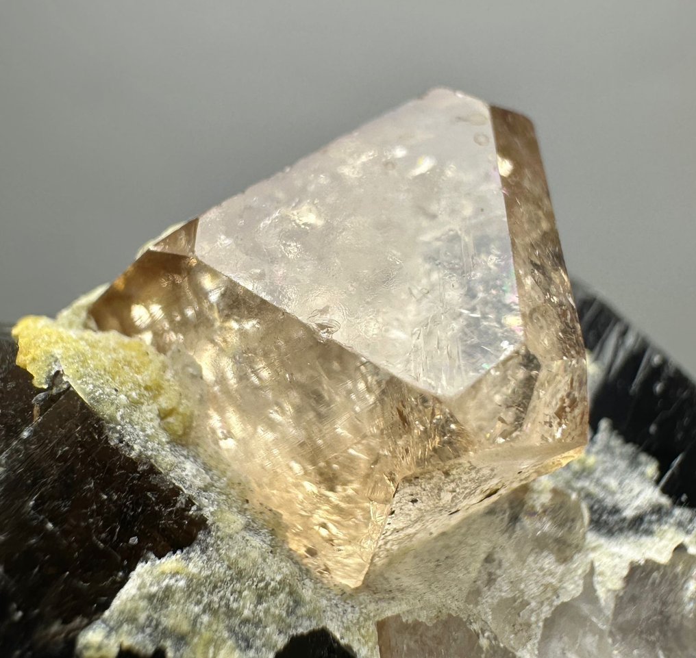 Topas kristallkluster - Höjd: 43 mm - Bredd: 36 mm- 38.8 g - (1) #1.0