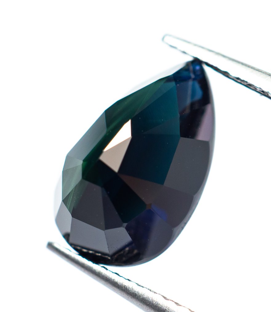 Utan reservationspris Safir - 6.12 ct - Bellerophon Gemlab - Mörkblå #4.3