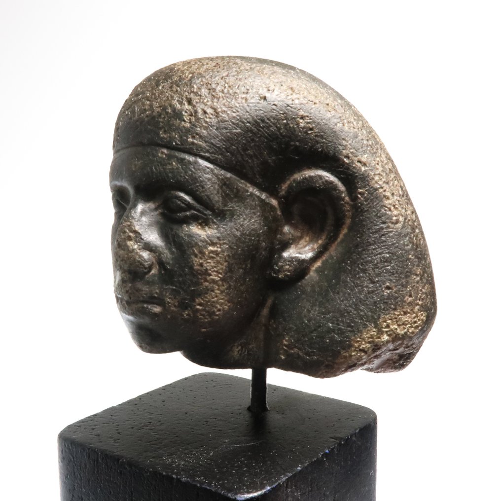 古埃及 花岗岩 一个男人的头部 #3.2