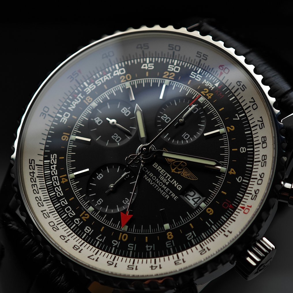 Breitling - Navitimer World GMT Chronograph Date - 沒有保留價 - Ref. A24322 - 男士 - 2010-2020  #1.0