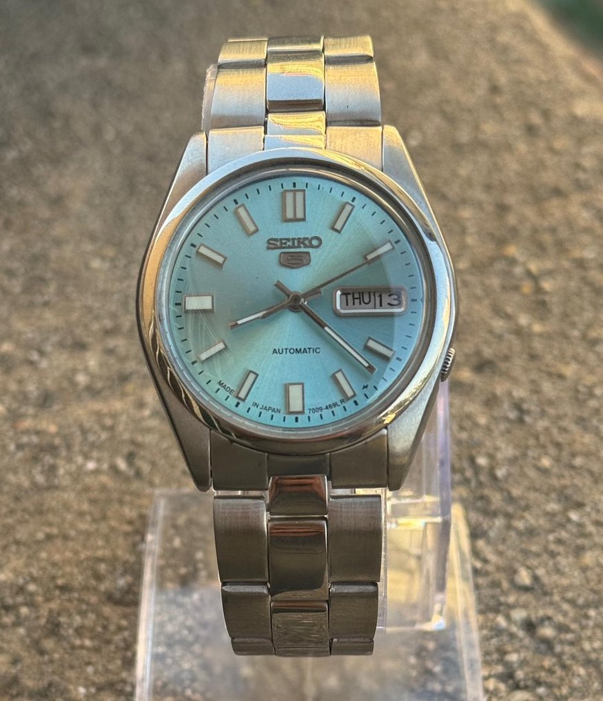 Seiko - Seiko 5 Automatic Day/Date Ice Blue Dial - 沒有保留價 - 男士 - 1990-1999  #2.1