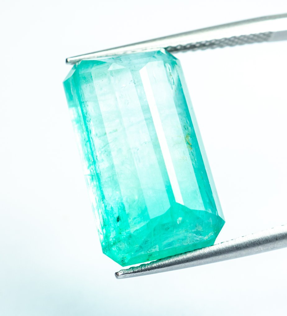 χωρίς τιμή ασφαλείας Σμαράγδι - 14.39 ct - Bellerophon Gemlab - Μπλε-πράσινο (Νιγηρία) #3.2