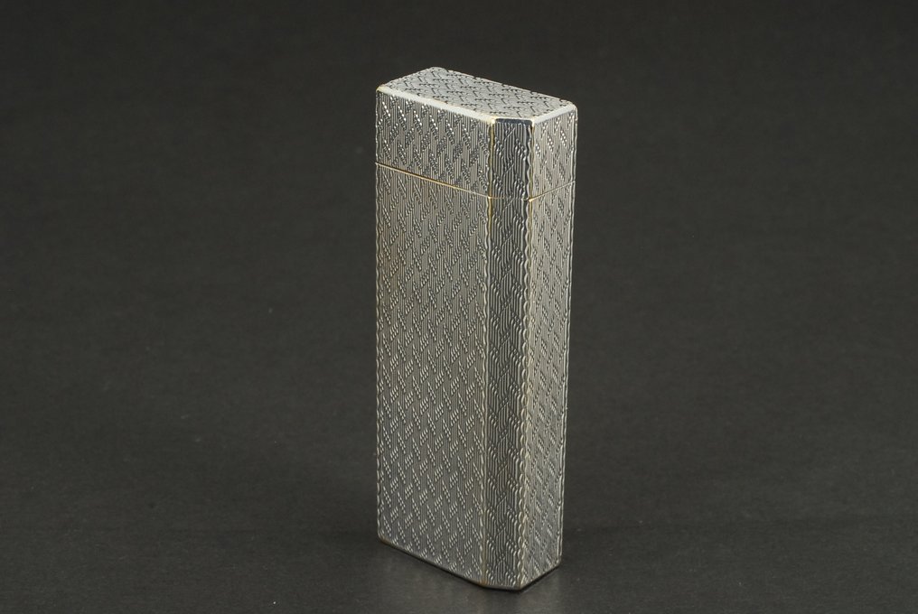 Cartier - Pentagon Gas Lighter - Αναπτήρας τσέπης - Ασημί επάργυρο «ARGENT G 30 MICRONS» #1.0