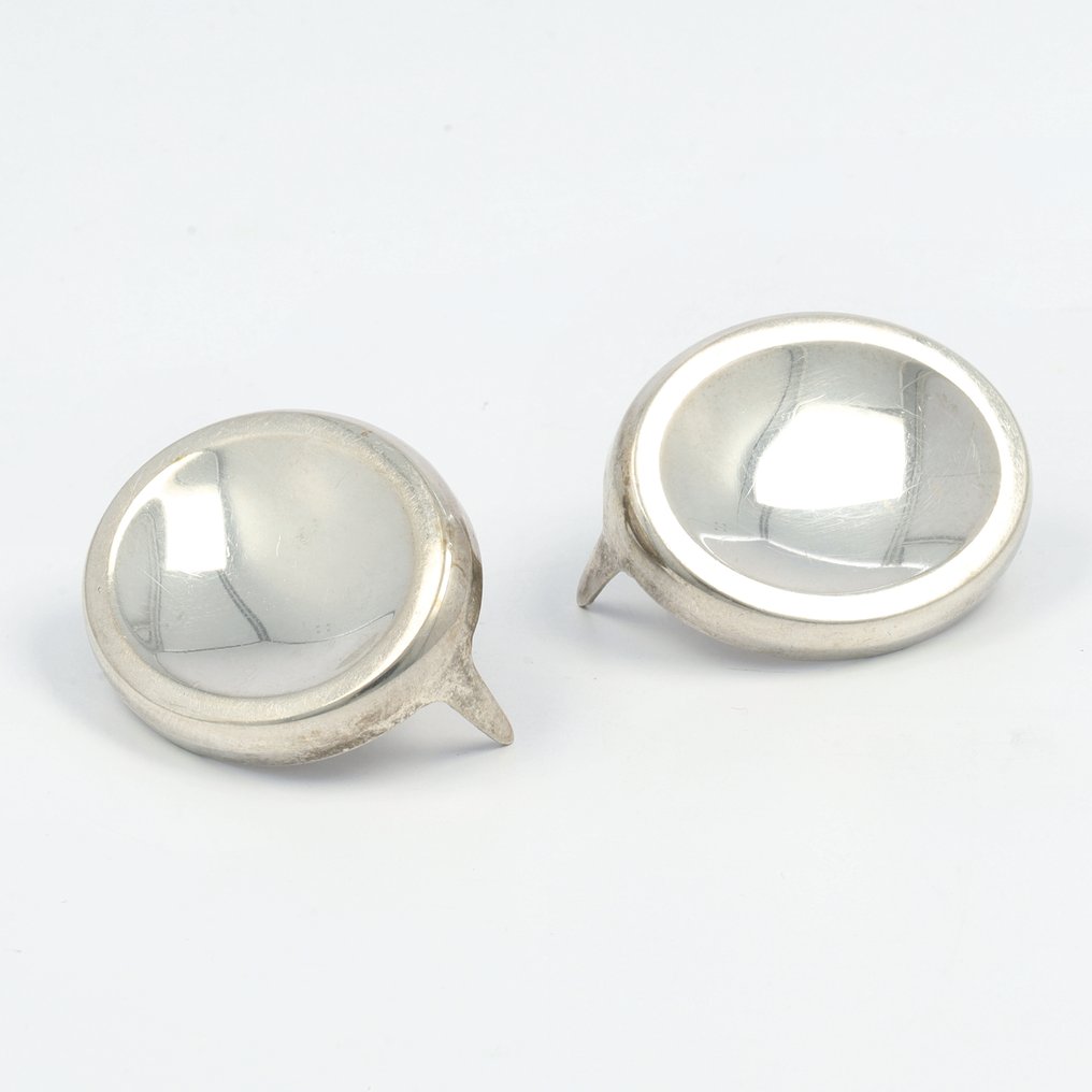 NO RESERVE - Kaasduimen - Zilverfabriek Voorschoten - Set tacâmuri (2) - .833 argint #1.0