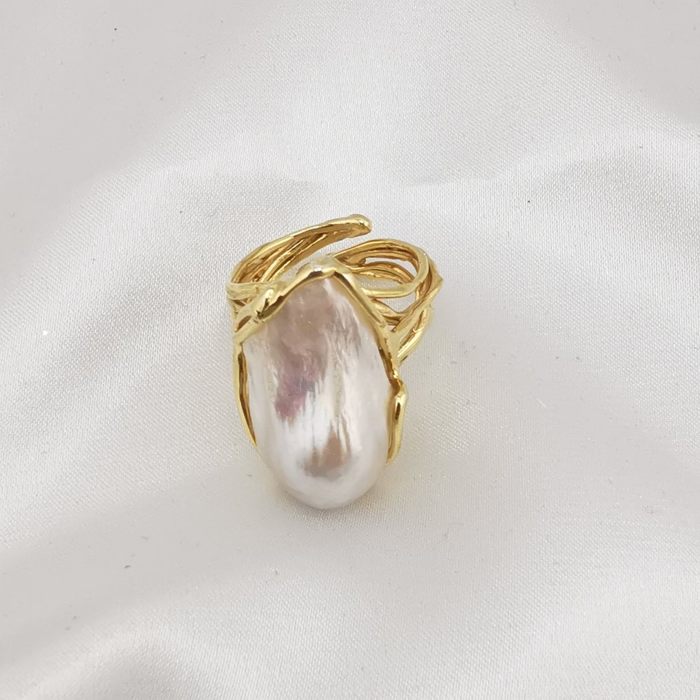 Pearl - Argento 925 - Ring - Perla Edison #1.0