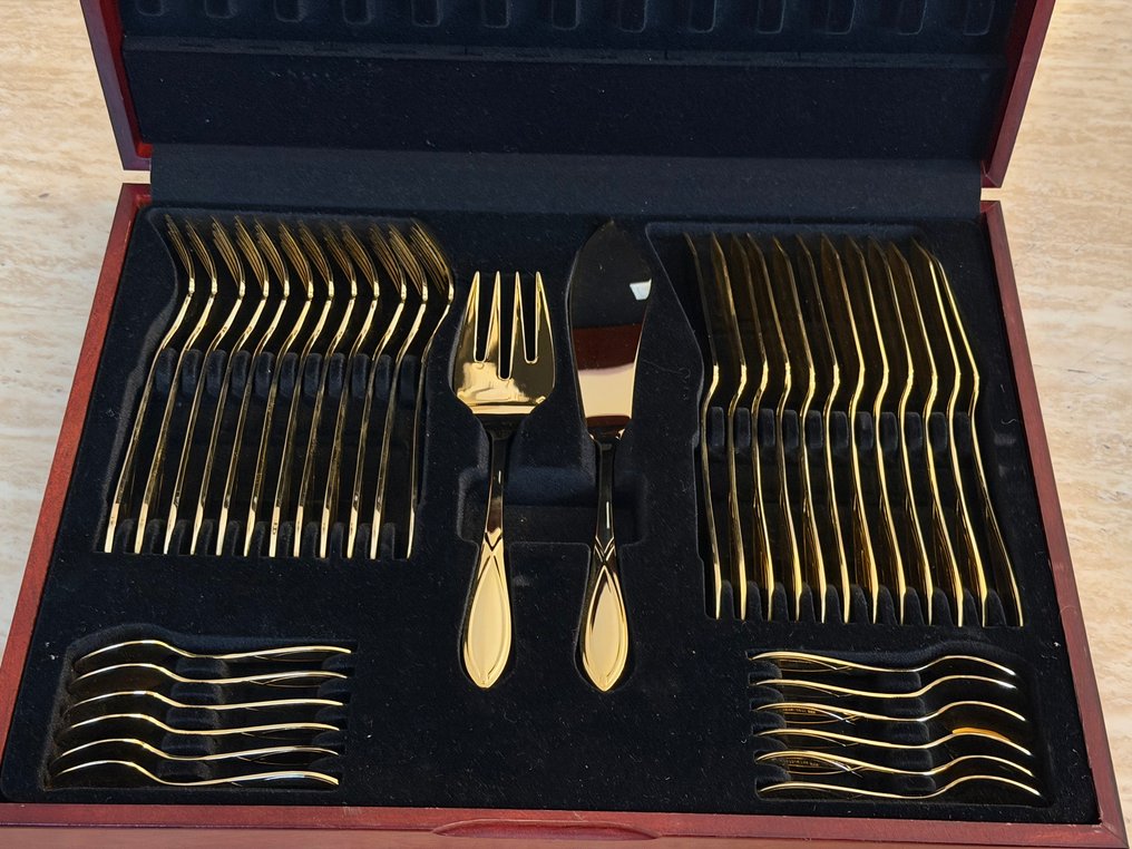 Solingen - 12件魚餐具套裝 (38) - SBS Solingen - 24K金 #2.1