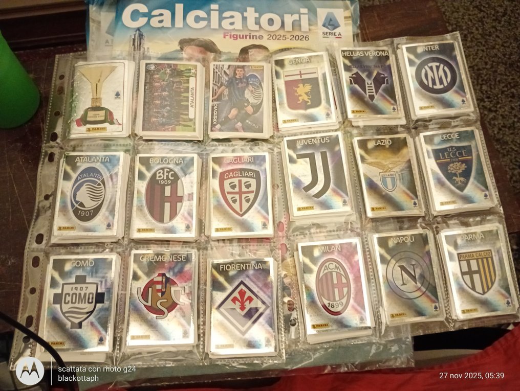 Panini Calciatori 2025/26 - 1 Empty album + complete loose sticker set - Excellent (EX) #1.0