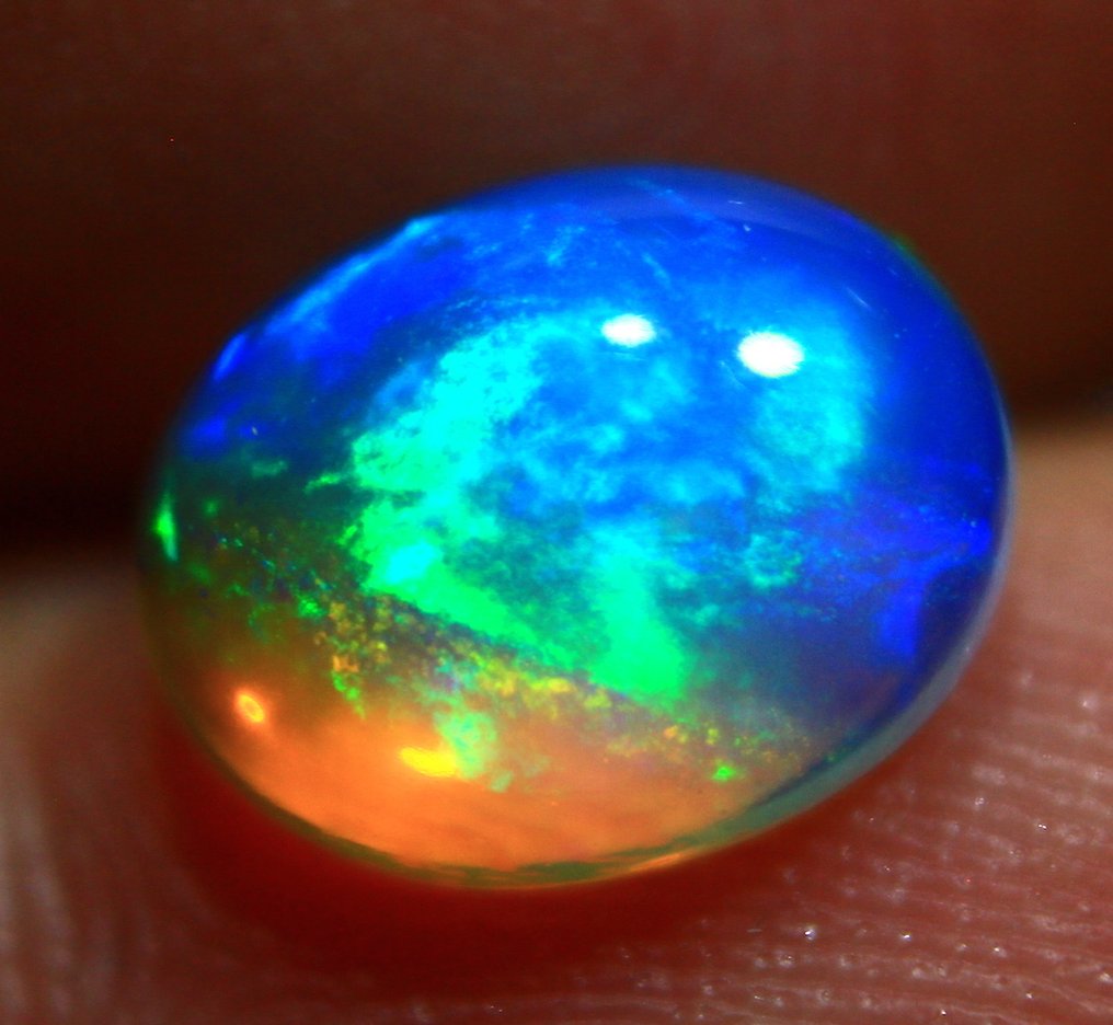1.80克拉天然埃塞俄比亚欧泊 弧面形 - 高度: 10 mm - 闊度: 8 mm- 0.36 g #2.1