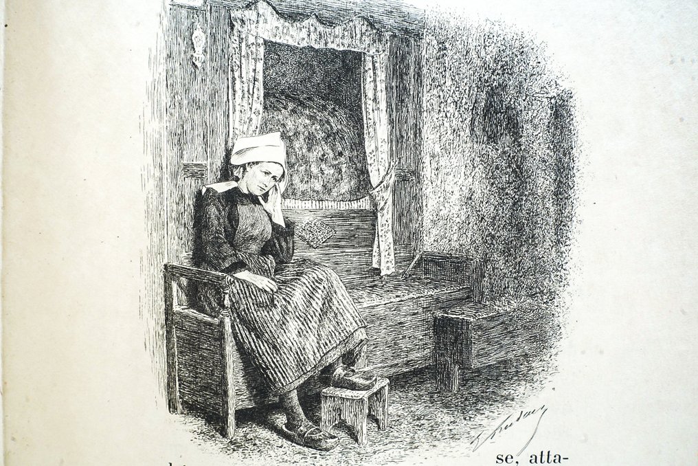 Ernest Renan / Émile Rudaux - Le Broyeur de lin - 1901 #1.0