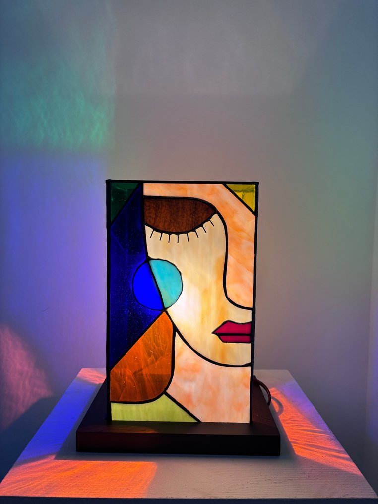 檯燈 - 彩色玻璃 - Picasso #1.0