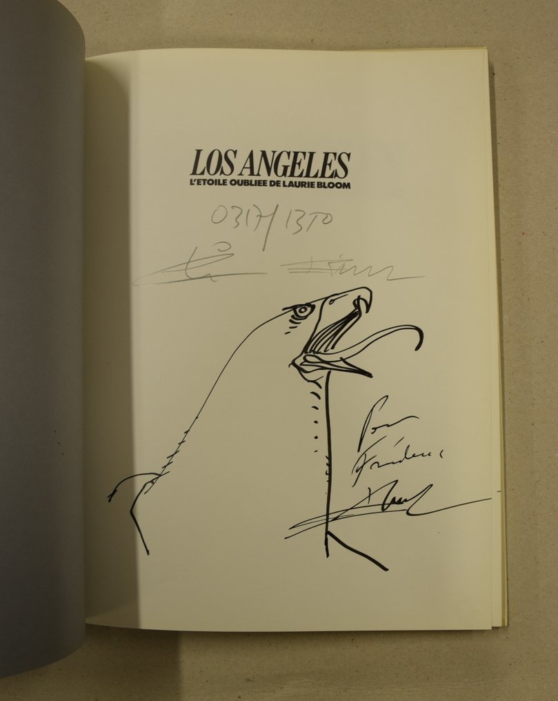 Bilal - Los Angeles + triptyque + sérigraphie + dédicace - C - 1 Album - Édition limitée - 1984 #1.0