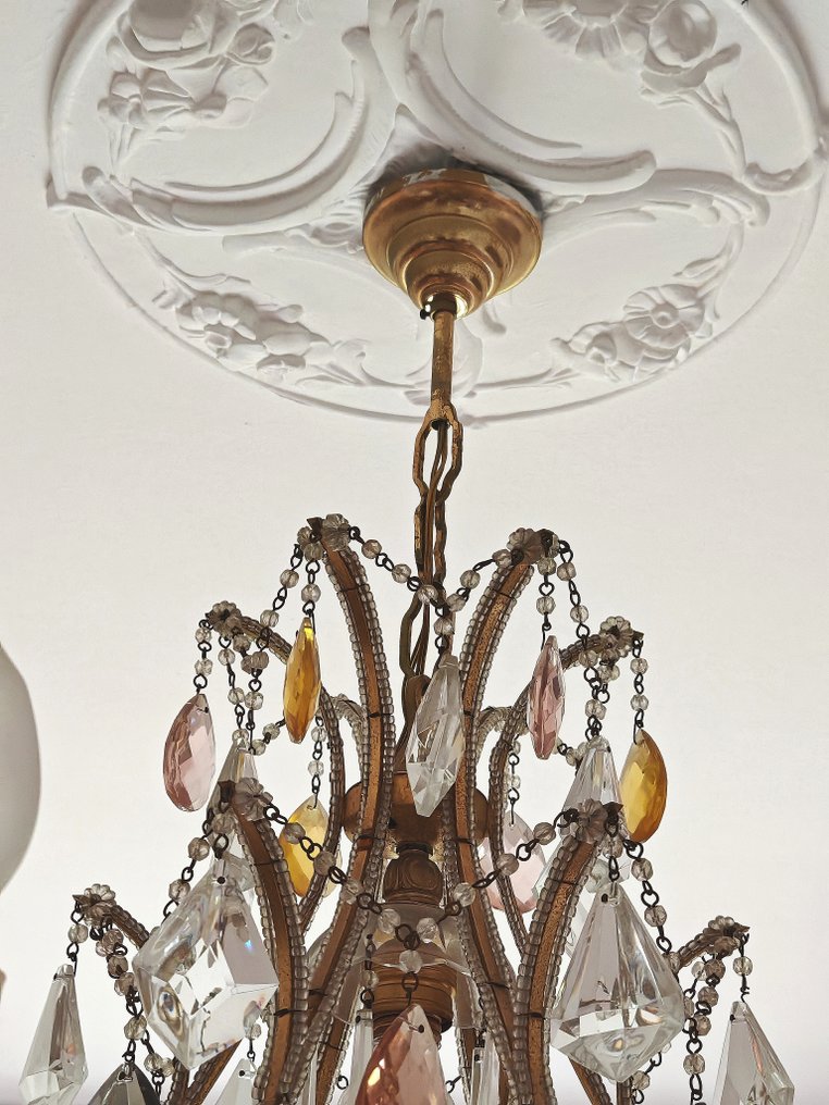 枝形吊灯 - 熟铁 - Maria antonietta #1.0