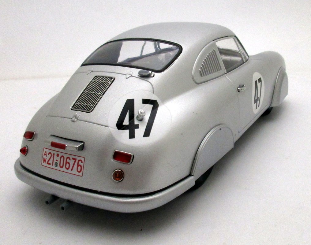 Porsche 356 SL Coupe #47 Sauerwein/Brunet 24H Le Mans 1951 - 1:18 - Machetă mașină - WER - Ediție Limitată #1.0