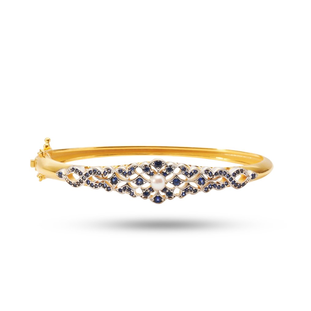 Senza prezzo di riserva - Bracciale Argento Zaffiro - Vintage Inspired #2.1