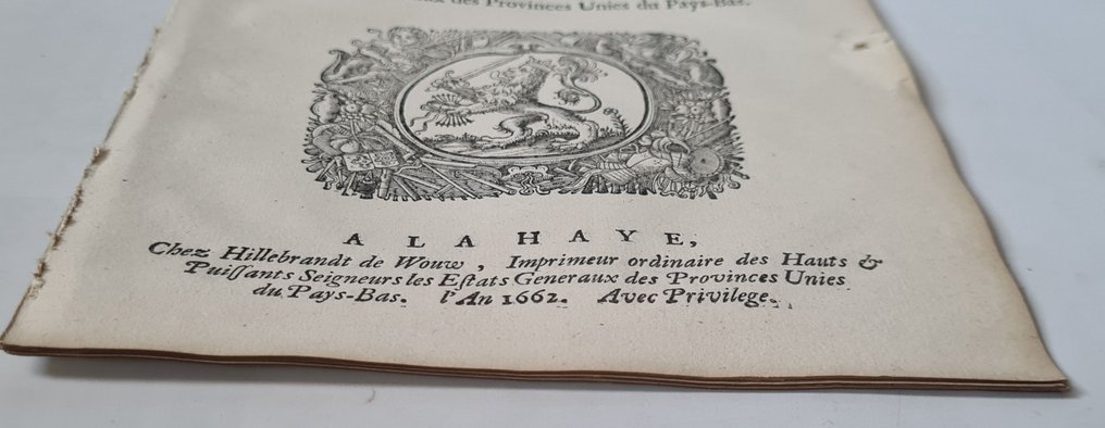 Anon - Acte de non prejudice..le partage des paîs de Fauquemont..entre l'Espagne et..Païs -Bas - 1662 #2.1