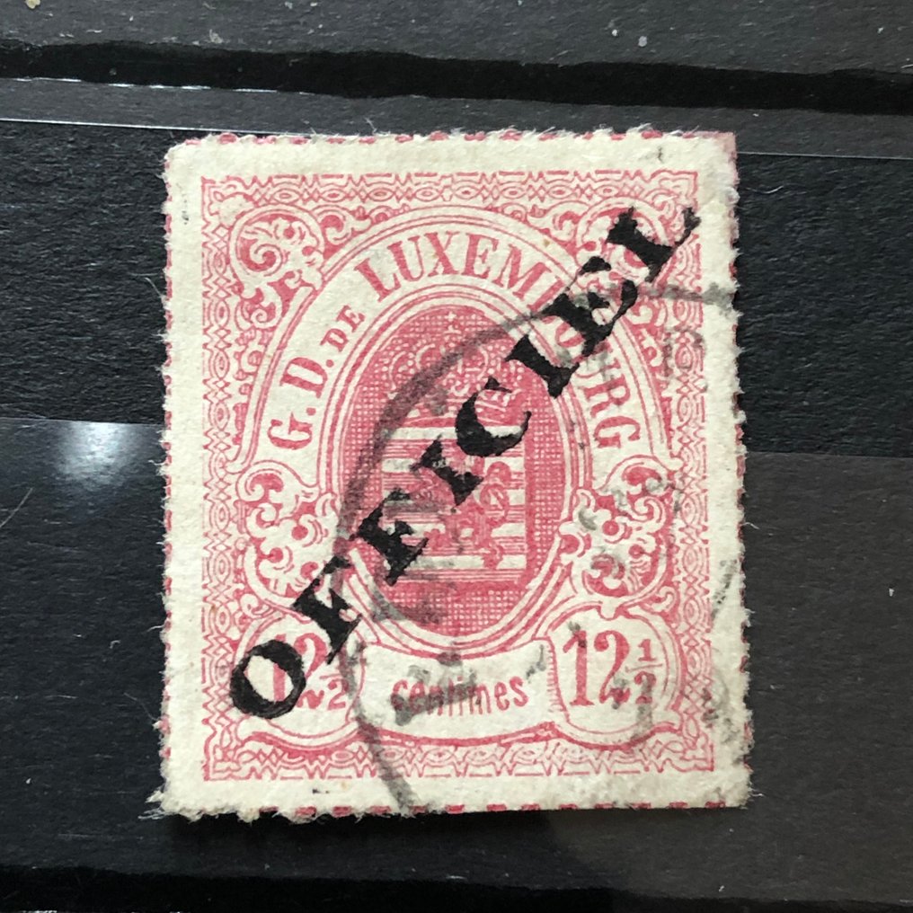 Luxembourg 1865/1872 - Luxembourg official in broad type Michel 2, 4, 6, 7, 8 in good condition. - Michel #2.1