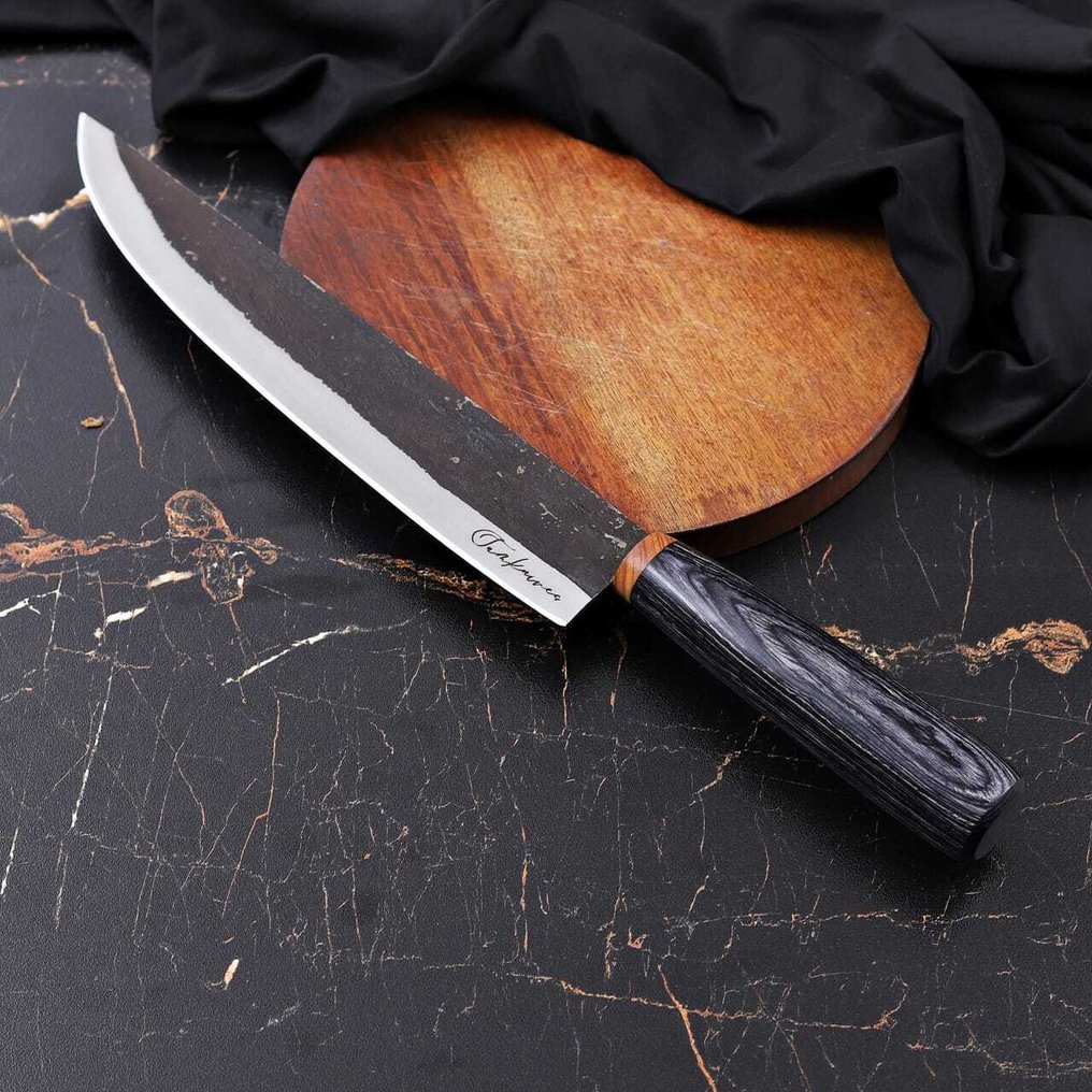 厨刀 - R683 - 钢, 木 - 意大利 - 厨师的 Gyuto 刀 #1.0