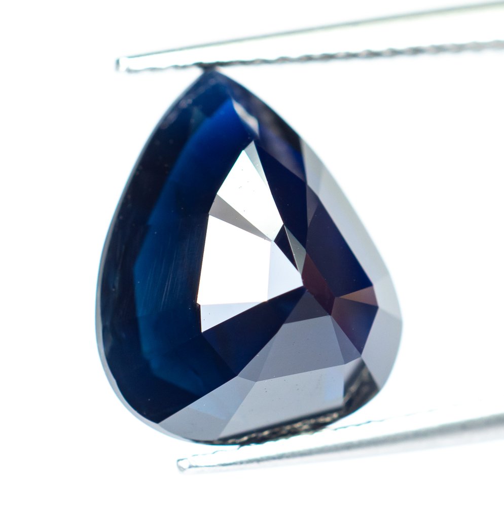 Nincs minimálár Zafír - 8.20 ct - Bellerophon Gemlab - sötétkék #3.2