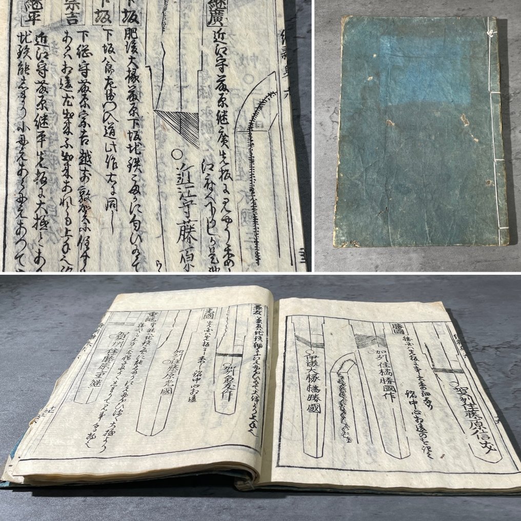 Katana - Enciclopedia delle spade del periodo Edo, 新刃銘尽後集 Arami Meizukushi Koushou, Hokurikudo 北陸道 - Giappone - Periodo Edo (1600-1868)  (Senza Prezzo di Riserva) #1.0