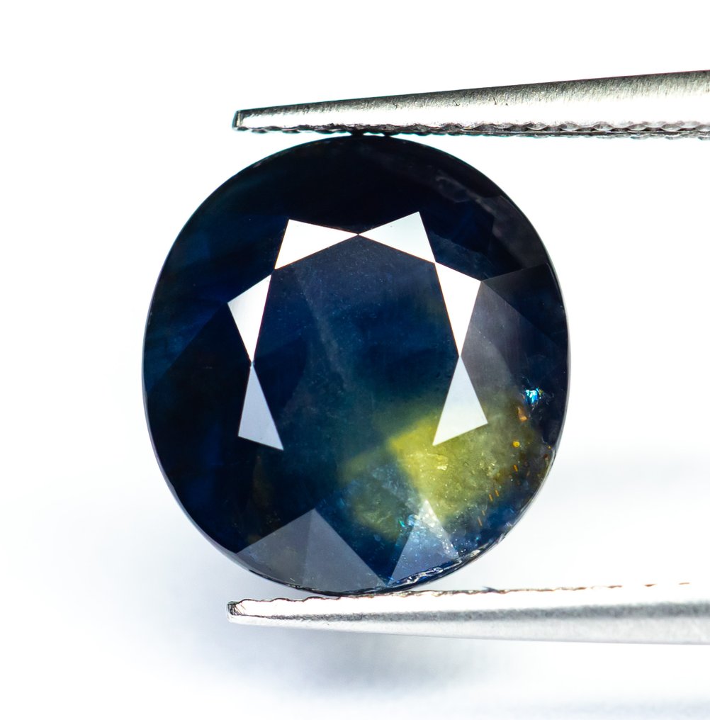 No reserve price Sapphire - 9.48 ct - Bellerophon Gemlab - Multicolour #1.0